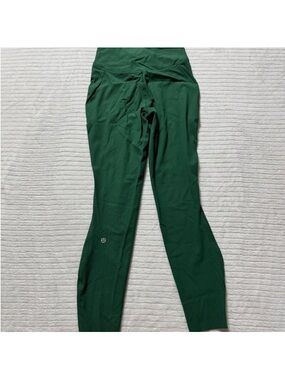 lululemon athletica Deep Green Ribbed High-Rise Leggings